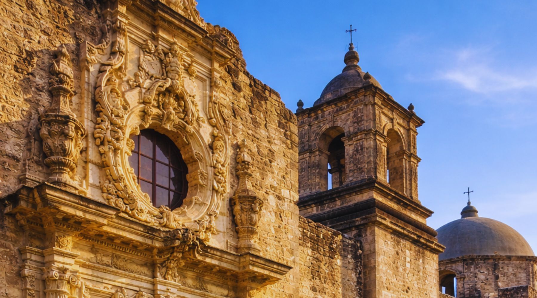 Mission San José Spanish colonial architecture at San Antonio Missions National Historical Park